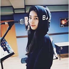 발렌시아가 네임 로고 후드티