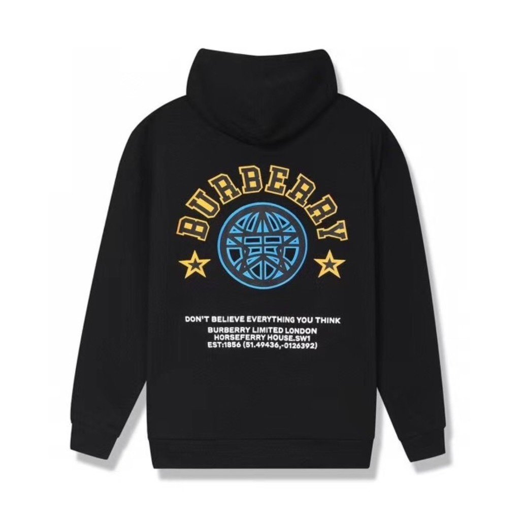 버버리 옐로우 스타 후드티