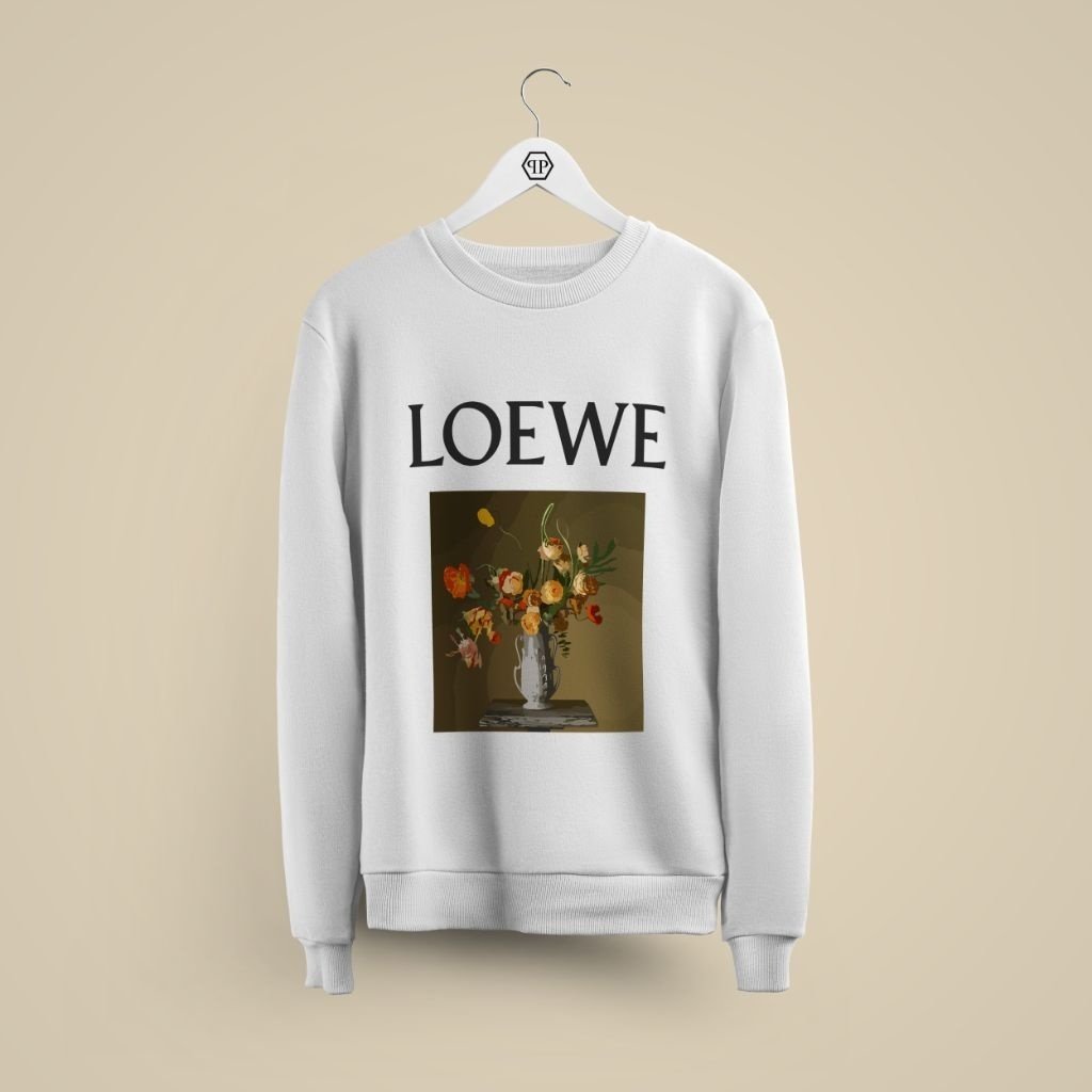 로에베 플라워 맨투맨