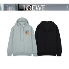 로에베 모노그램 레인보우 후드티