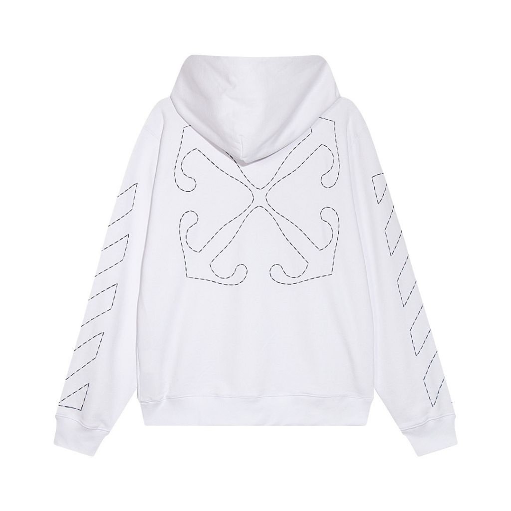 오프화이트 3D 팔 애로우 후드티