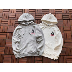 스투시 X 베이프 콜라보 핑크탭 후드티