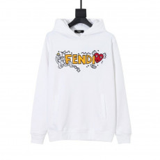펜디 하트 나염 후드티