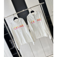 셀린느 그라데이션 로고 후드티