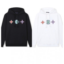 루이비통 멀티 로고 빅로고 후드티