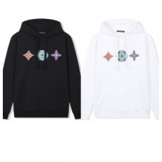 루이비통 멀티 로고 빅로고 후드티