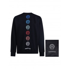 크롬하츠 백로고 레인보우 맨투맨