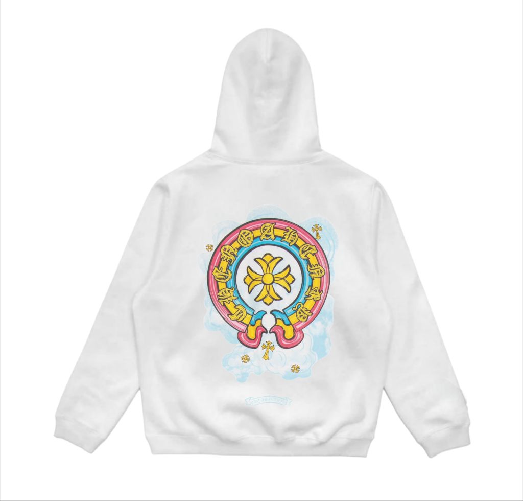 크롬하츠 무지개 레인보우 후드티