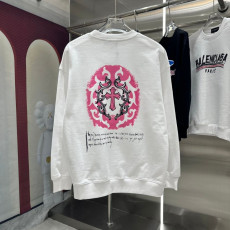 크롬하츠 핑크 로고 맨투맨