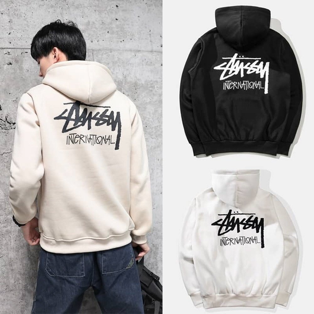 나이키 X 스투시 콜라보 월드오브 콜라보레이션 후드티