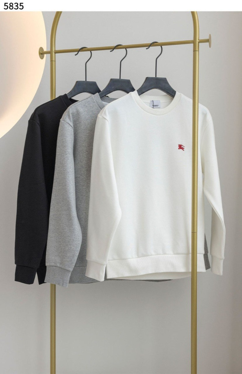 버버리 레드 기사 기마 자수 맨투맨