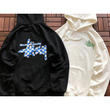 스투시 3D 체크보드 후드티