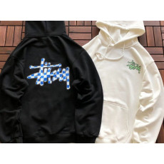 스투시 3D 체크보드 후드티