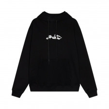 오프화이트 빈티지 에로우 후드티