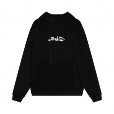 오프화이트 빈티지 에로우 후드티