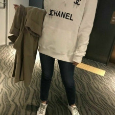 나이키 X 샤넬 콜라보 빈티지 후드티