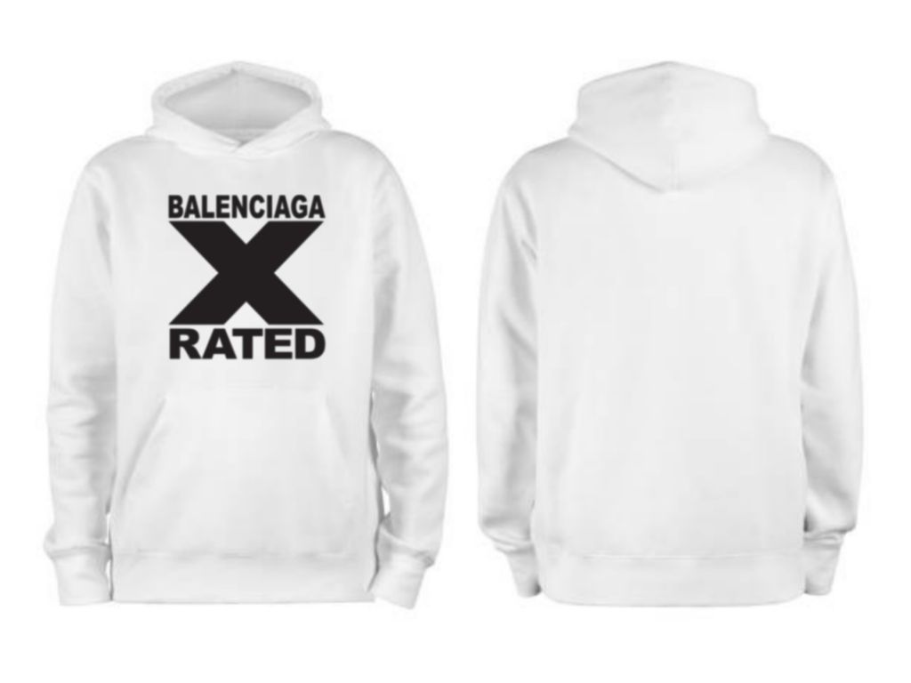 발렌시아가 엑스레이티드 후드티