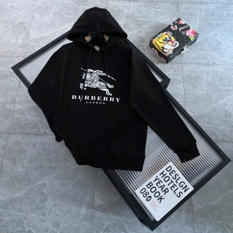 버버리 기사 빅로고 후드티