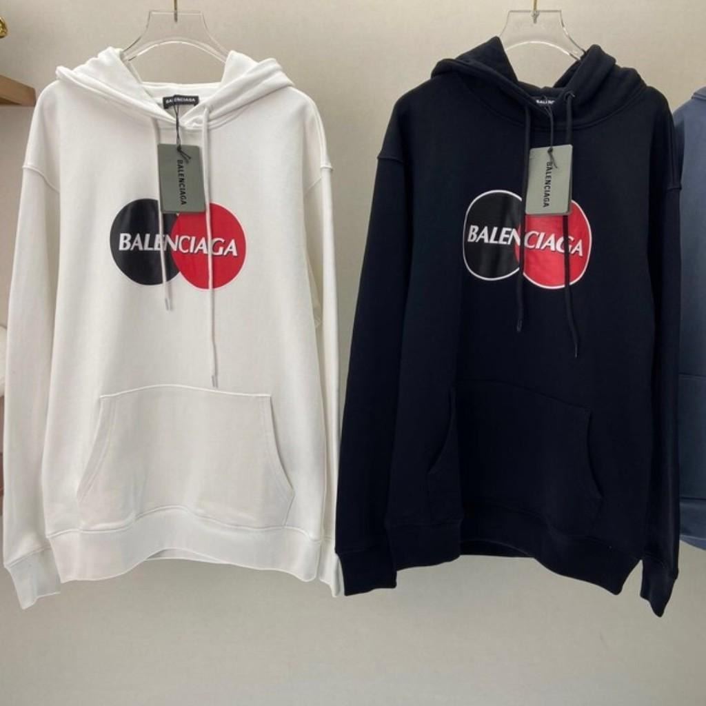 발렌시아가 마스터로고 나염 후드티