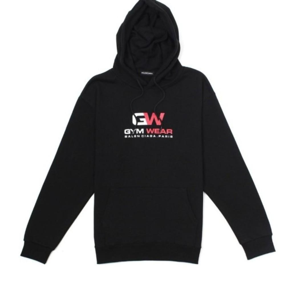 발렌시아가 짐웨어 후드티