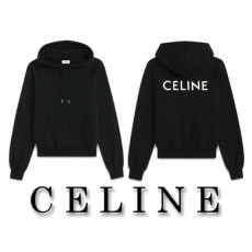 셀린느 백로고 네임 후드티