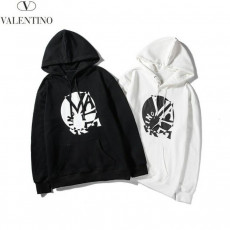 발렌티노 원형 투톤 나염 후드티