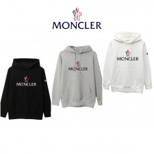 몽클레어 더블 M로고 후드티