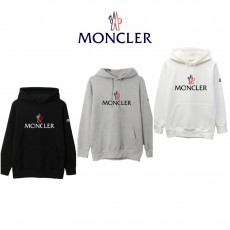 몽클레어 더블 M로고 후드티