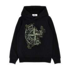 스톤아일랜드 목재 로고 후드티