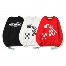 오프화이트 페인트 스크립트 애로우 스케이트 맨투맨