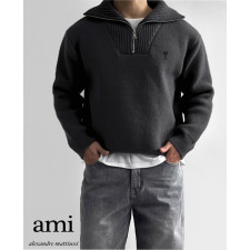 아미 아워 헤비 하이넥 니트