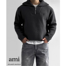 아미 아워 헤비 하이넥 니트