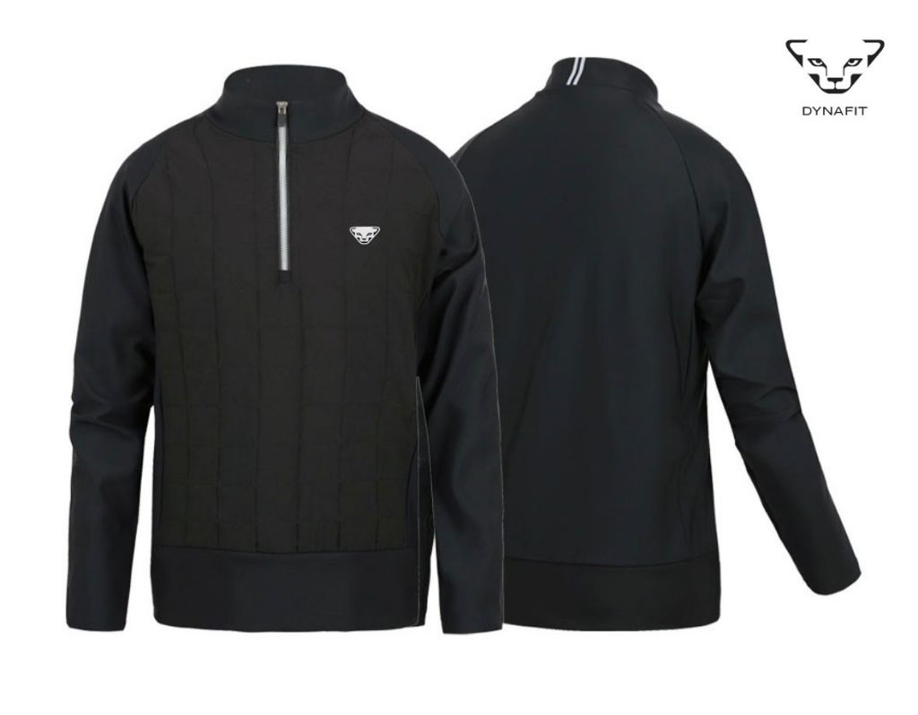 다이나핏 모드 스판 반집업 맨투맨