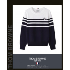 톰브라운 여성 922 헥터 하프 배색 니트