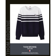 톰브라운 여성 922 헥터 하프 배색 니트