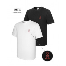 아미 사람 하트 라운드 반팔티