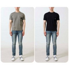 CP컴퍼니 탄창 2포켓 코튼 반팔티