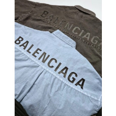 발렌시아가 피그먼트 긴팔 셔츠