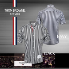톰브라운 스트라이프 반팔 셔츠