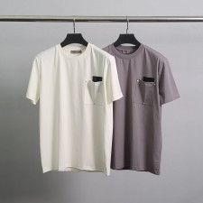 보테가베네타 포켓 라운드 반팔티