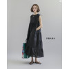 프라다 여성 모던 셔링 원피스