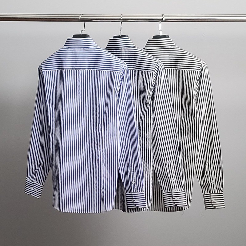 톰브라운 히든 삼선 스트라이프 셔츠