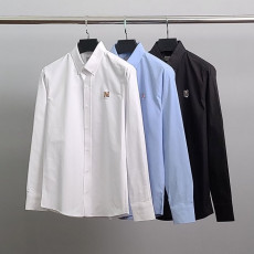 메종키츠네 브라운 폭스헤드 옥스포드 셔츠