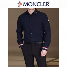 몽클레어 카라 삼선띠 긴팔 셔츠