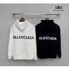 발렌시아가 백로고 베이직 후드티