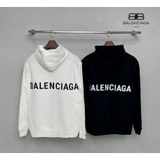 발렌시아가 백로고 베이직 후드티