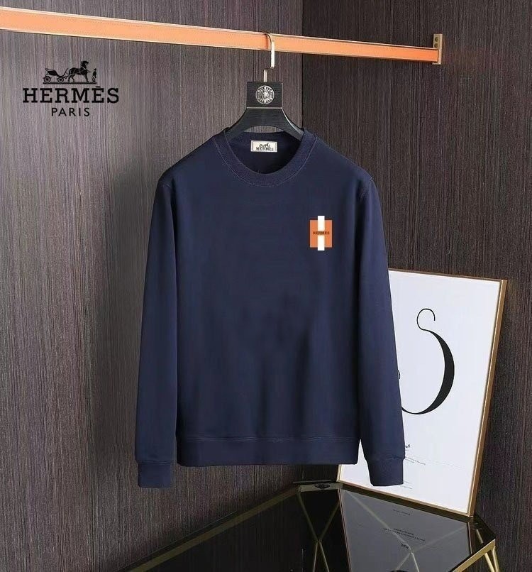 에르메스 H로고 패턴 맨투맨