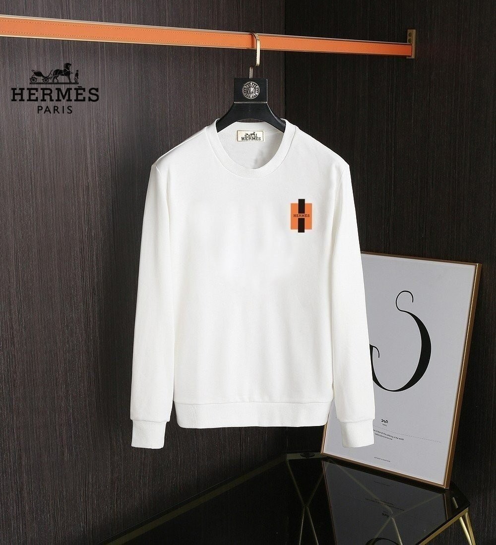 에르메스 H로고 패턴 맨투맨