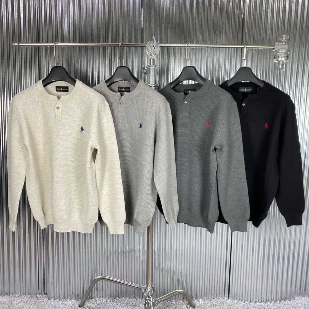 폴로 헨리넥 니트