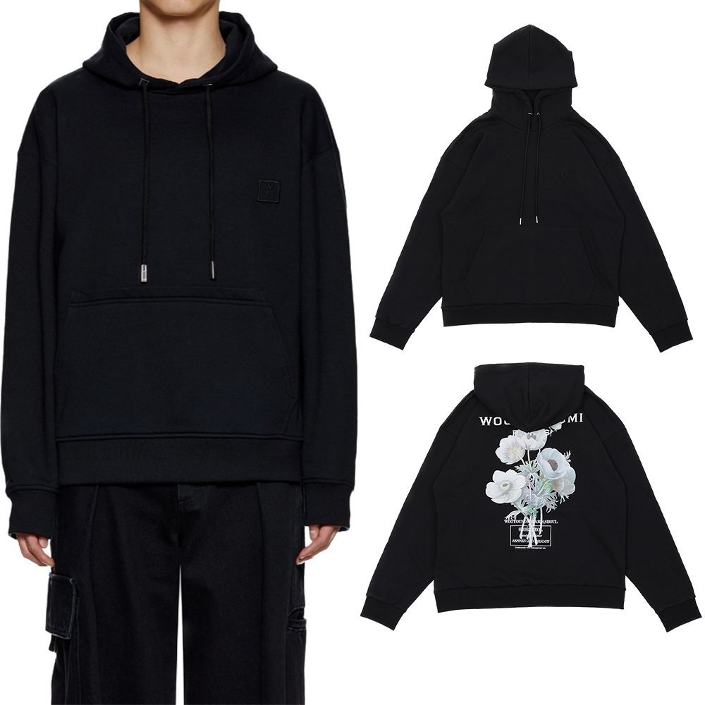 우영미 릴 플라워 후드티